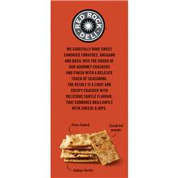 Red Rock Deli Gourmet Crackers Sundried Tomato & Italian Herbs