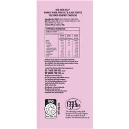 Red Rock Deli Gourmet Crackers Murray River Pink Salt & Black Pepper