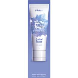 Piksters Tooth Toner Whitening Toothpaste Original Purple