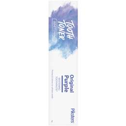 Piksters Tooth Toner Whitening Toothpaste Original Purple