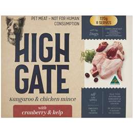 High Gate Kangaroo & Chicken Mince Dog Food