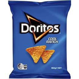 Doritos Corn Chips Cool Ranch 150g