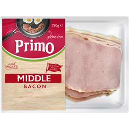 Primo Middle Bacon 750g