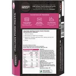 Strength Meals Co High Protein Italian Pork Pasta Meal
