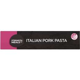 Strength Meals Co High Protein Italian Pork Pasta Meal