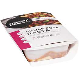 Strength Meals Co High Protein Italian Pork Pasta Meal