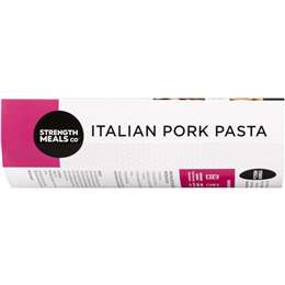 Strength Meals Co High Protein Italian Pork Pasta Meal