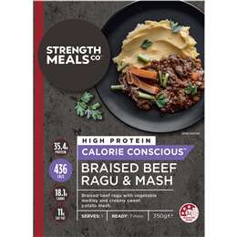 Strength Meals Co Braised Beef Ragu Null