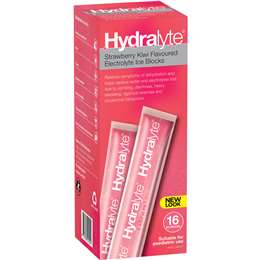 Hydralyte Electrolyte Ice Blocks Strawberry Kiwi