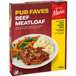 On The Menu Pub Favourites Beef Meatloaf Null