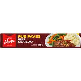 On The Menu Pub Favourites Beef Meatloaf Null