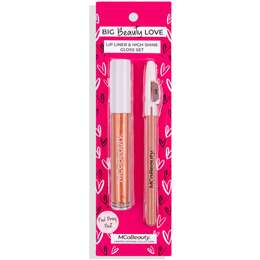 Mcobeauty Lip Liner & High Shinegloss Set Punch Each | Woolworths