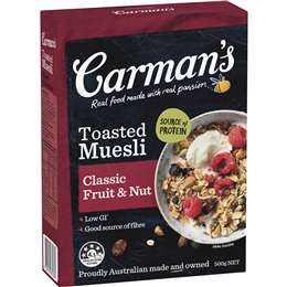 Carman's Muesli Toasted Classic Fruit & Nut