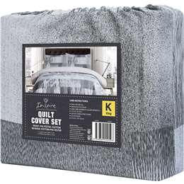 Inspire Jacquard Quilt Cover Set King