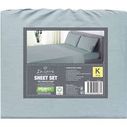 Inspire Organic Cotton Sheet Set King