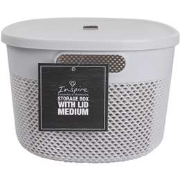 Inspire Plastic Storage With Lid Medium