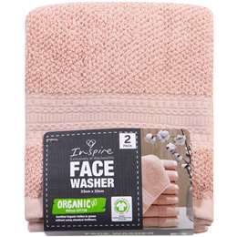 Inspire Organic Cotton Face Washer 