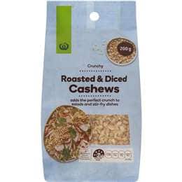 Woolworths Roasted & Diced Cashews