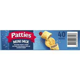 Patties Party Pack Mini Pies & Sausage Rolls