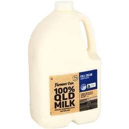 Farmers Own Full Cream Milk 3l 