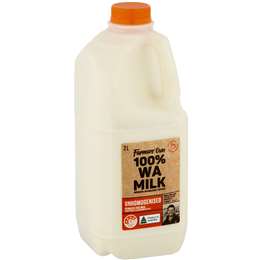 Farmers Own Unhomogenised Permeate Free Milk 2l | Woolworths