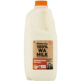 Farmers Own Unhomogenised Permeate Free Milk 2l | Woolworths