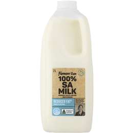 Farmers Own Reduced Fat Milk 2l | Woolworths