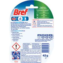 Bref Brilliant Gel Toilet Cleaner Block Artic Ocean