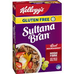 Kellogg's Gluten Free Sultana Bran Breakfast Cereal