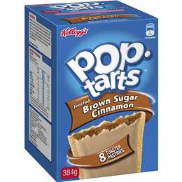 Kellogg's Pop Tarts Frosted Brown Sugar Cinnamon Toaster Pastries 384g