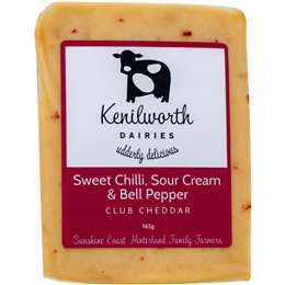 Kenilworth Sweet Chili, Sour Cream & Bell Pepper Club Cheddar