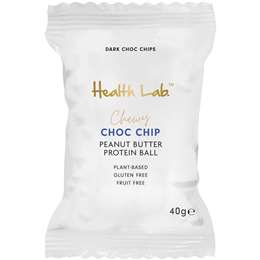 Health Lab Chewy Choc Chip Peanut Butter Protein Ball