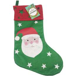 Christmas Stocking Santa Each | Woolworths