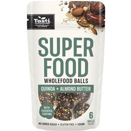 Tasti Superfood Balls Quinoa & Almond Butter 6 Pack