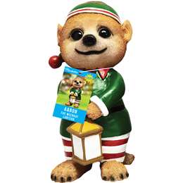 Christmas Solar Meerkat Lantern 