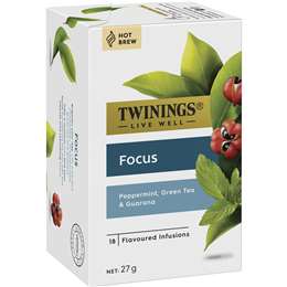 Twinings Live Well Focus Herbal Tea Bags 18 Pack