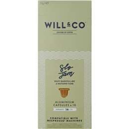 Will & Co Slow Jam Nespresso Compatible Coffee Capsules 10 pack