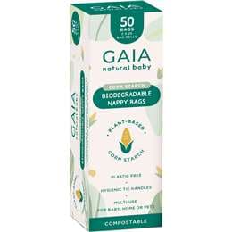 Gaia Natural Baby Biodegradable Nappy Bags