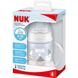Nuk First Choice Learner Bottle Temp Control 6-18M Assorted