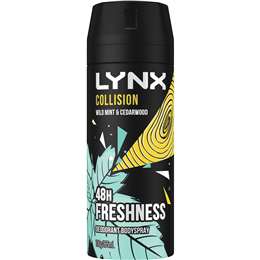 Lynx Collision Wild Mint & Cedarwood Bodyspray 165ml