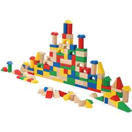 150 piece wooden block set