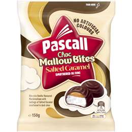 Pascall Choc Mallows Salted Caramel 150g