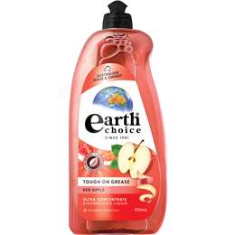 Earth Choice Ultra Concentrate Dishwashing Liquid Red Apple 900mL