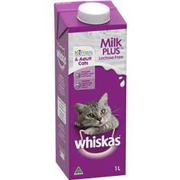 Whiskas Cat Milk Plus 1l | Woolworths