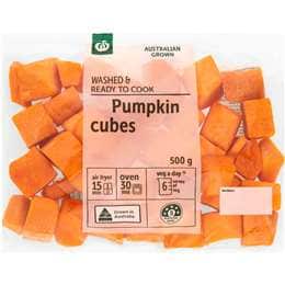 Woolworths Washed & Ready To Cook Pumpkin Cubes