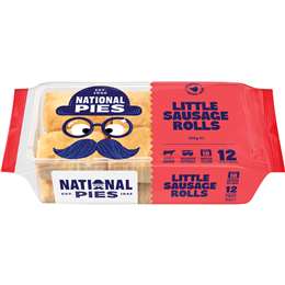 National Pies Fresh Little Sausage Rolls 12 pack