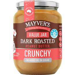 Mayver's Dark Roasted Peanut Butter Crunchy