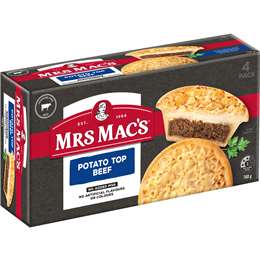 Mrs Mac's Potato Top Beef Pies