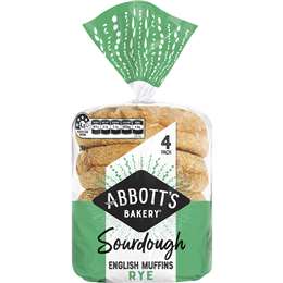 Abbott's Bakery English Muffins Sourdough Rye