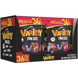  Mega Variety Sharepack Fun Size 36 Piece